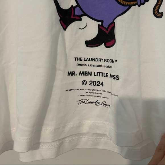 The Laundry Room White Short Sleeve Tee Casual Cotton - Picture 2 of 2